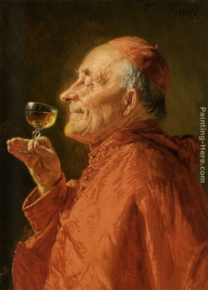 Eduard Grutzner A Good Vintage